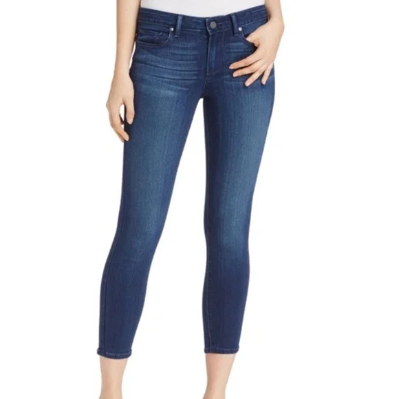 BUNDLE 2 Paige Mid-Rise Skinny Jeans | Skyline Ankle Peg & Verdugo Crop Sz 30 - Picture 13 of 16